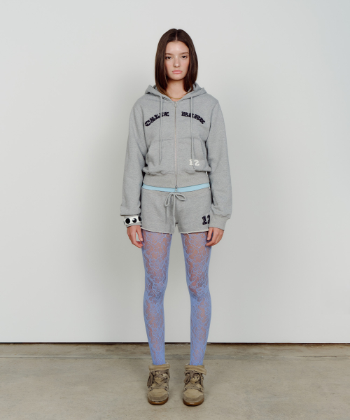 CALIE BABE SOLID SHORTS MELANGEGRAY