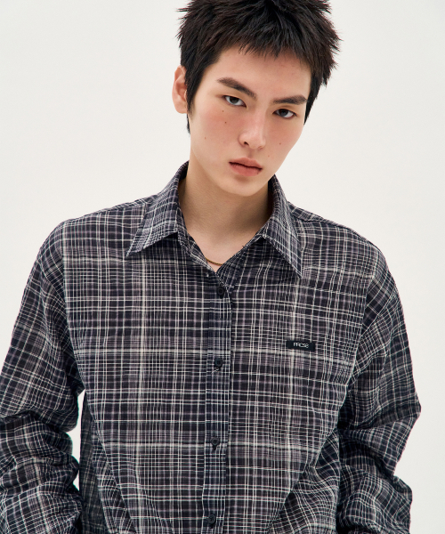 Tatan Urban Check Shirt - чёрный
