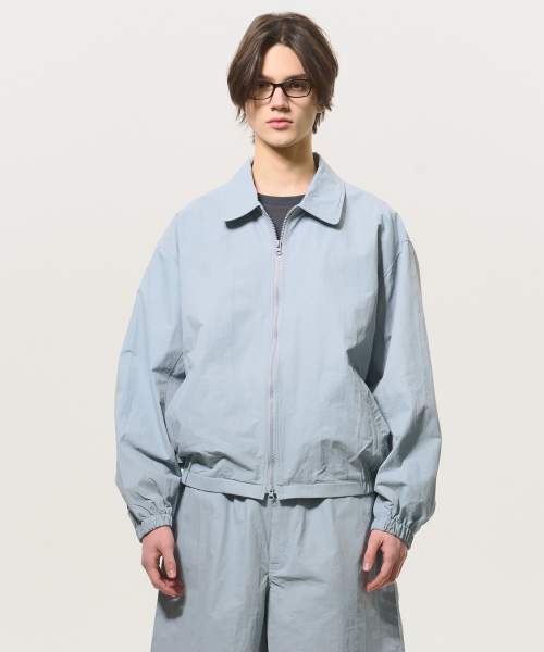 Signature Nylon оверсайз блузон 2WAY [Light Blue]