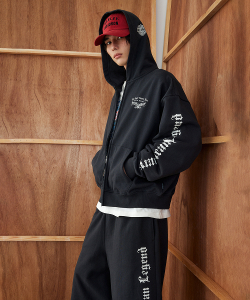 Худи на молнии [BV] OL Signature Grey_HH16109002