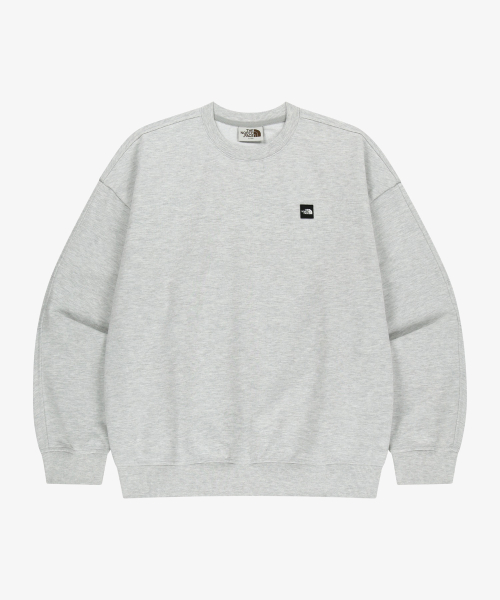 NM5MS01K 화이트라벨 WL 스웨트셔츠 MELANGE GREY