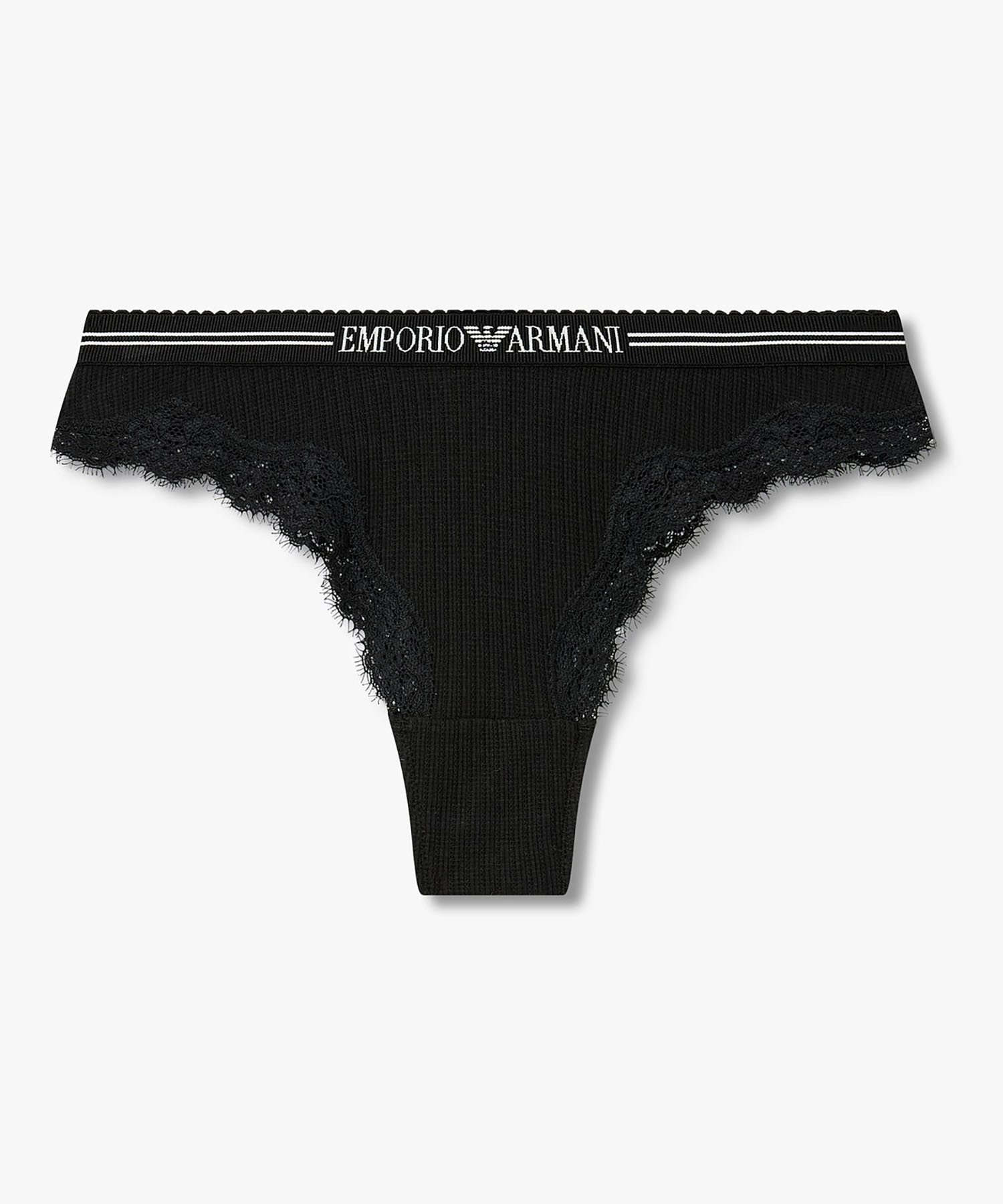 [EMPORIO ARMANI UNDERWEAR] Женские трусики бразилиана, Black 0826111535