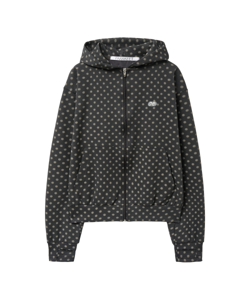 Худи на молнии Dot Drift (Charcoal)