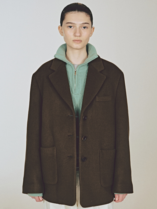 Sentier Wool Jacket (Dark коричневый)