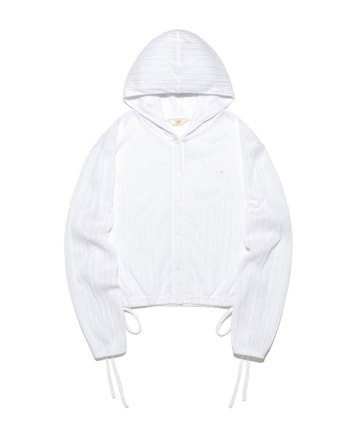 Женский худи с длинным рукавом White
