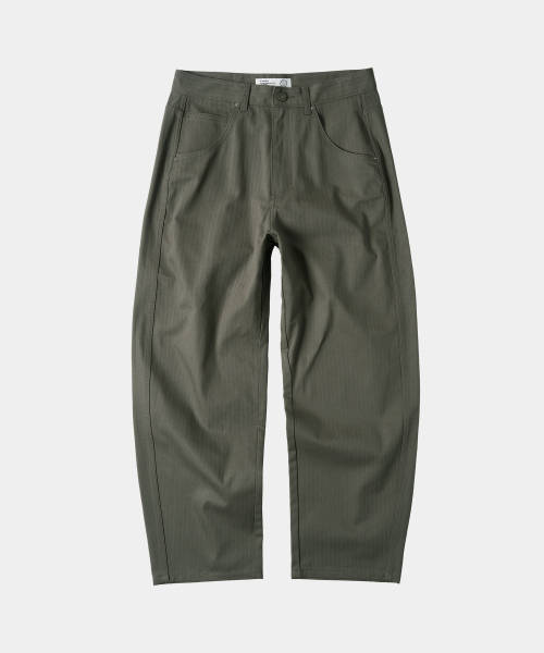 Semi Curved Herringbone Twill брюки (Khaki)