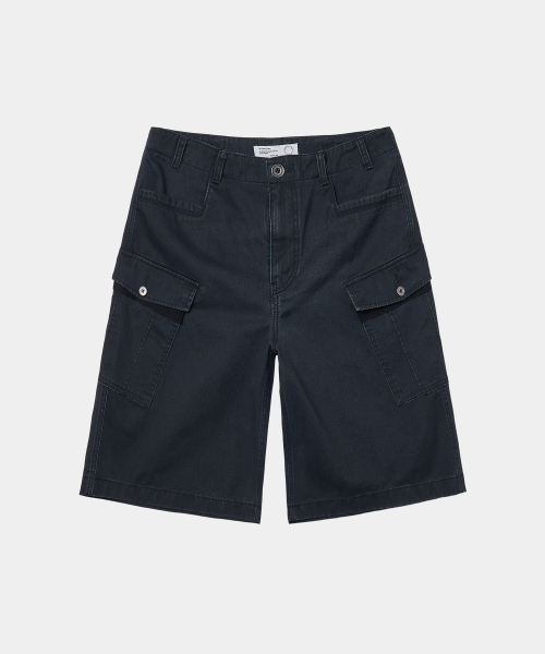 Карго-шорты с карманами Monkey (Washed Navy)