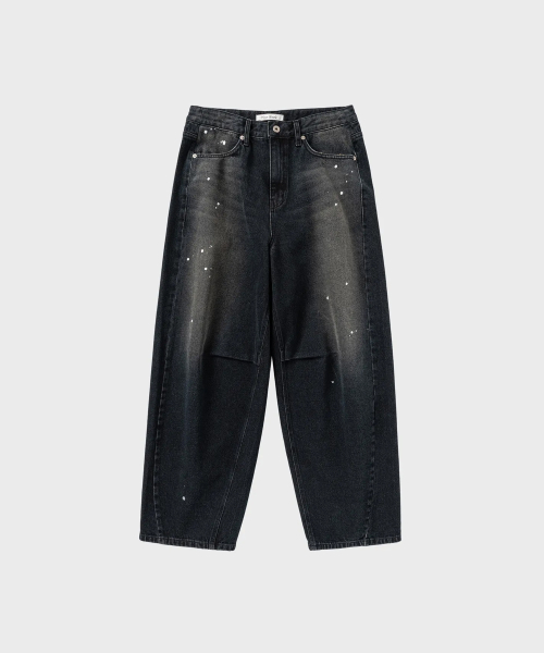 Широкие джинсы curved_INDIGO