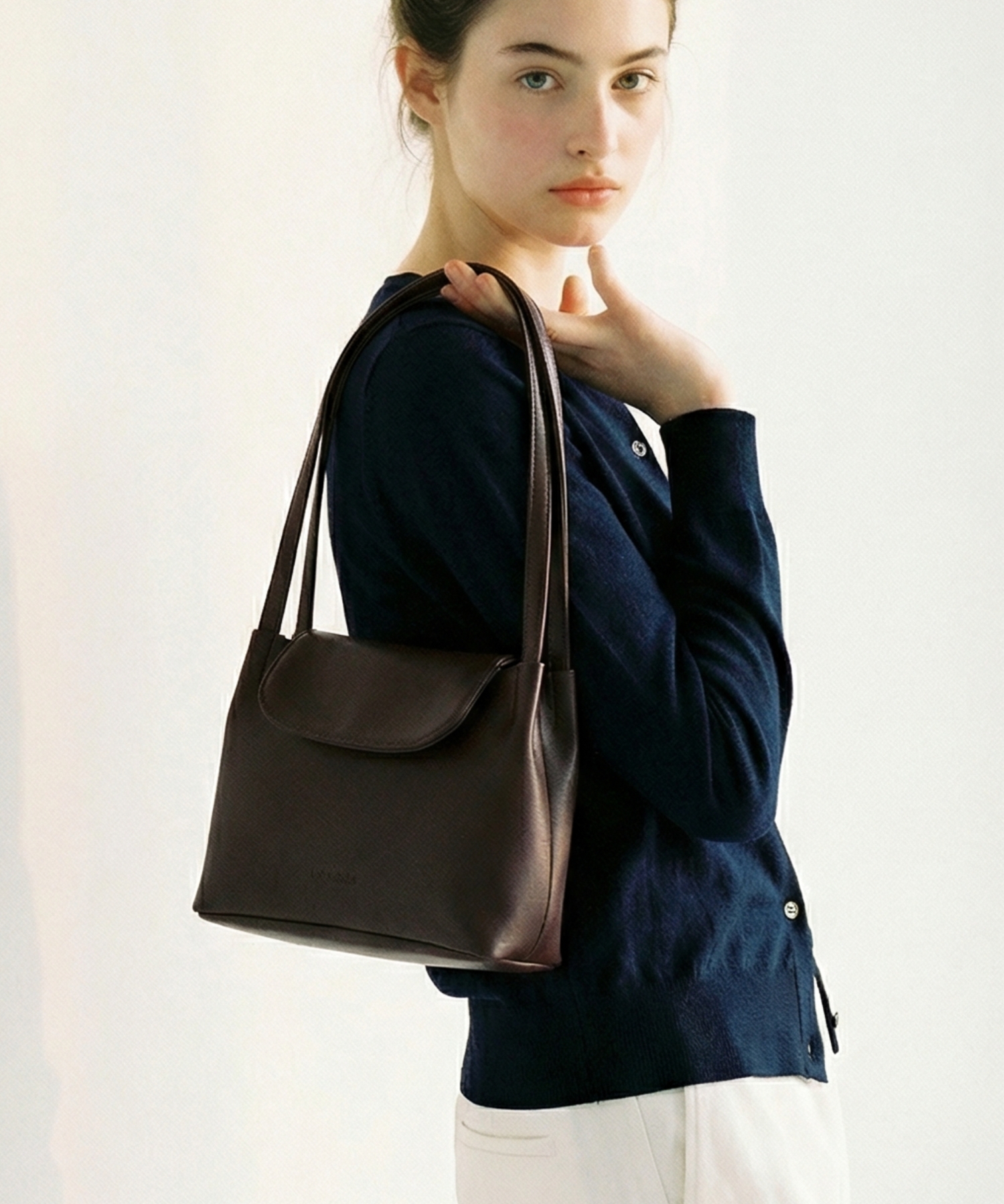 MATTE FINI TOTE SHOULDER BAG (3COLOR)