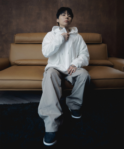 DEV:10 CUT LINE CARGO PANTS BEIGE