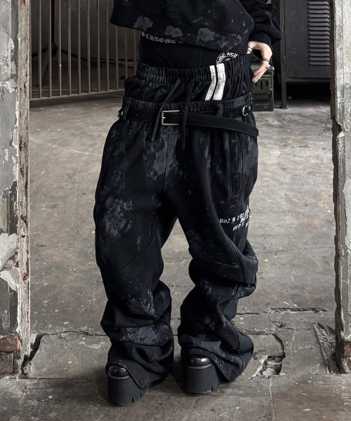 Спортивные брюки W.Dirty Double Waist Black