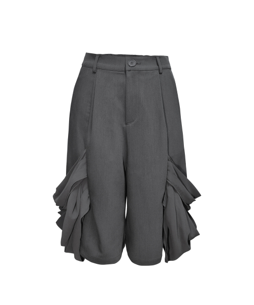 VEIL BERMUDA SLACKS . DARK GRAY