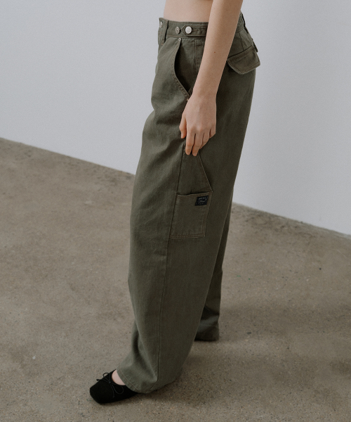 карман washed cargo pants [FRSP05DP01] Khaki