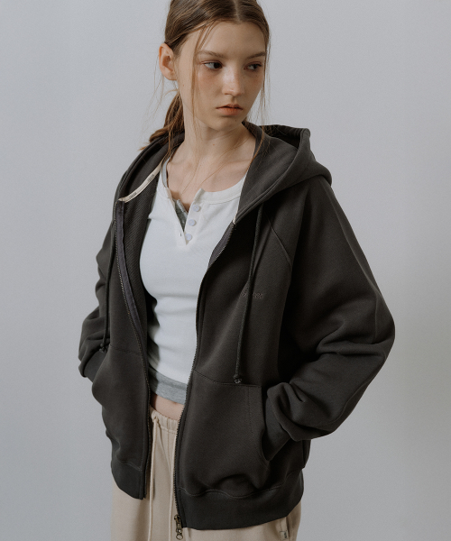 Friver Базовая 2way Худи zip up [FRSP05LT02]_Charcoal