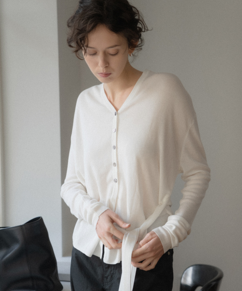 Serena Wrap Пуговицы Cardigan_3Color