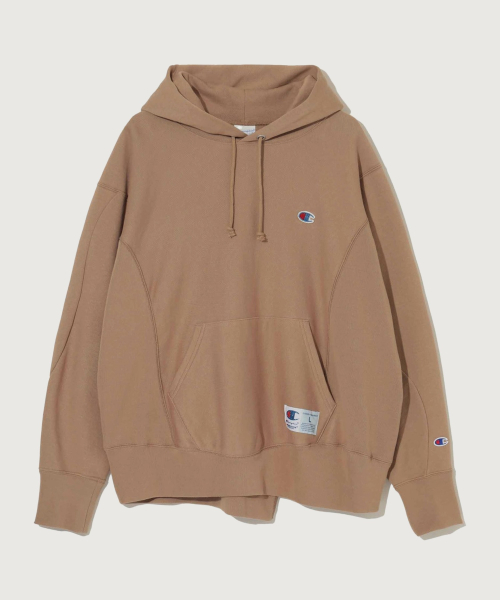챔피온 X 언더커버 리버스위브 후드 티셔츠 Beige
