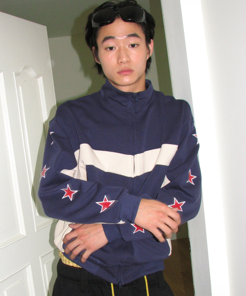 STAR TRACK ZIP-UP NAVY