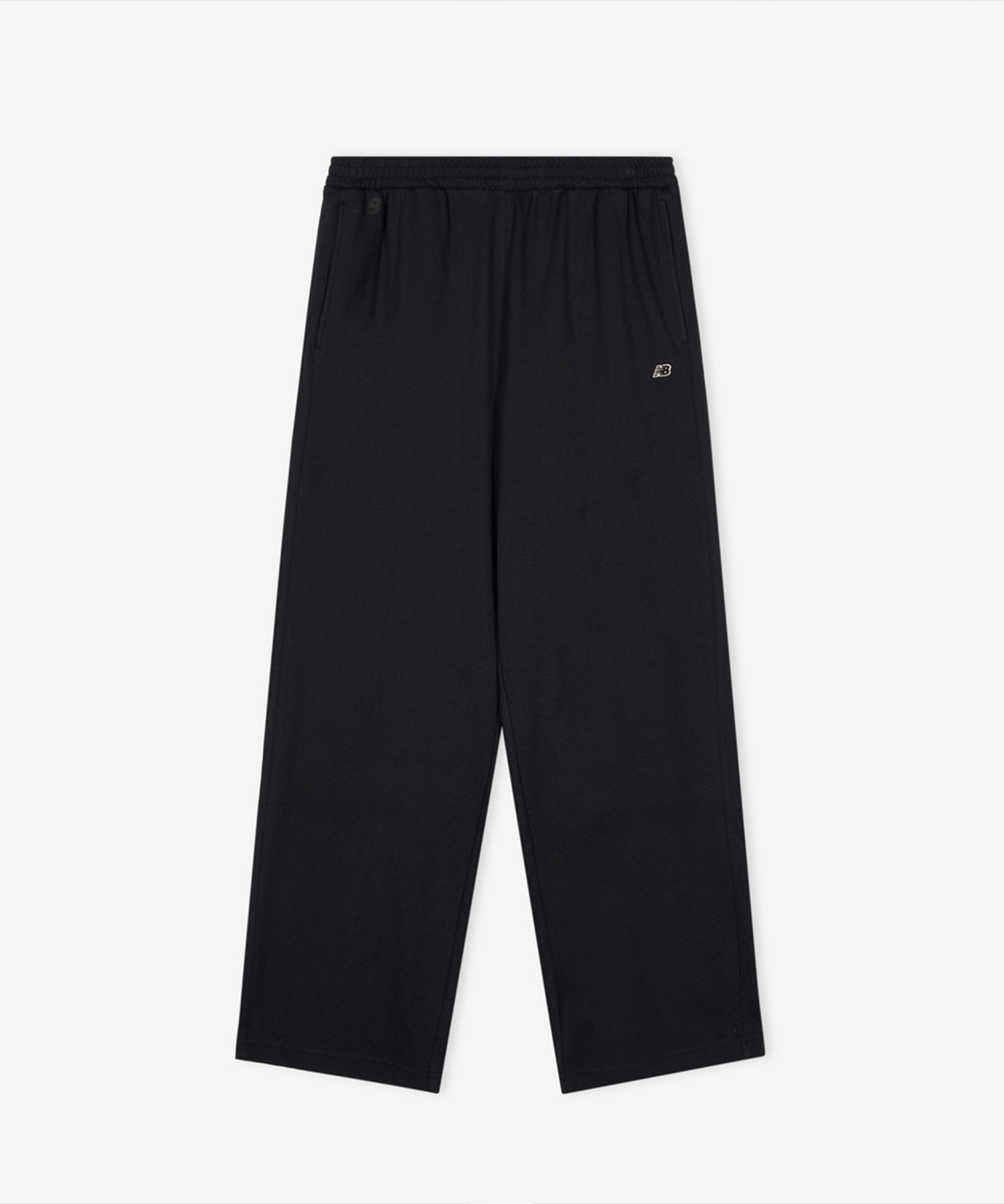 NBMLG21413 / UNI классические лёгкие широкие брюки лето (BLACK)