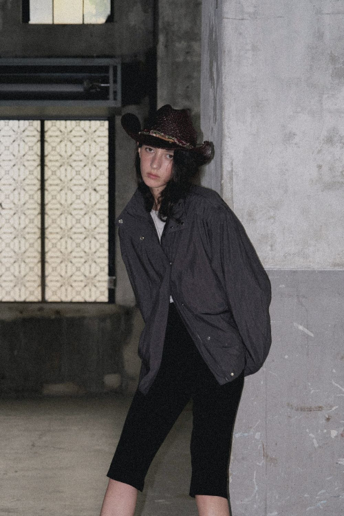 Lightweight Oversized Blouson, Угольные
