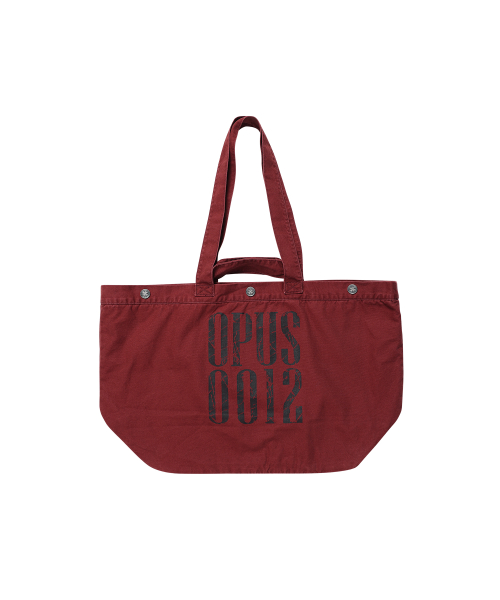 MUSINSA公式 | OPUS 0012 Op. 10 OPUS DISTRESSED TOTE BAG BURGUNDY