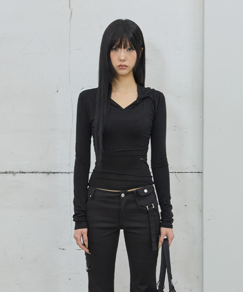 Layered Bolero Длинная Sleeve / Чёрные