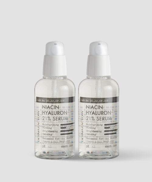 [2개 구성] 더마팩토리 나이아신 히알루론 21%세럼 80ml