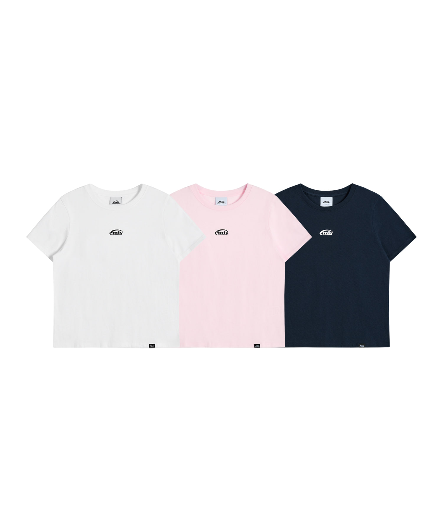 (W) 3PACK T-Рубашка SET A (WH/NA/PK)