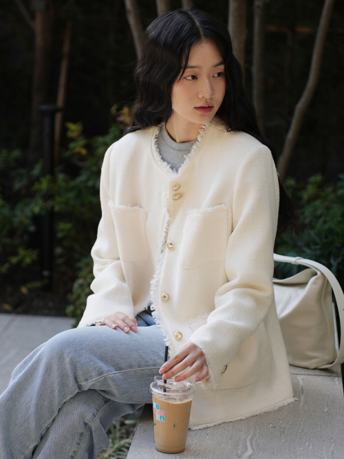 TOAE Tweed Jacket (TOAE) — IVORY