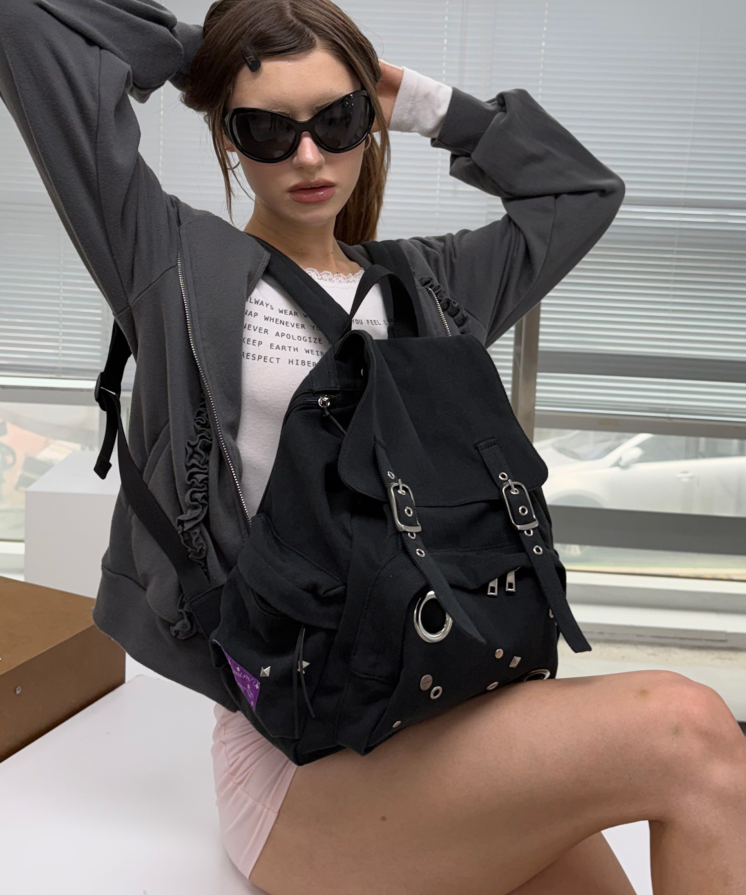 raw layout backpack (Чёрные)
