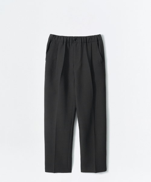 Базовая Широкие Banding Pants_Charcoal