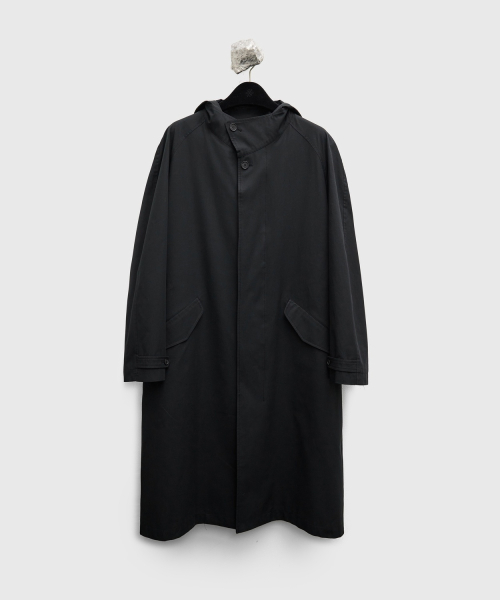 Hooded Coat - Black