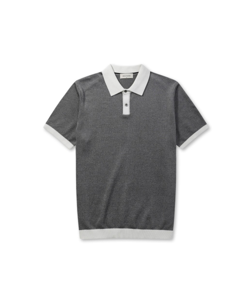 [washable] современный минималистичный свитер-поло BRWAM26511GYX