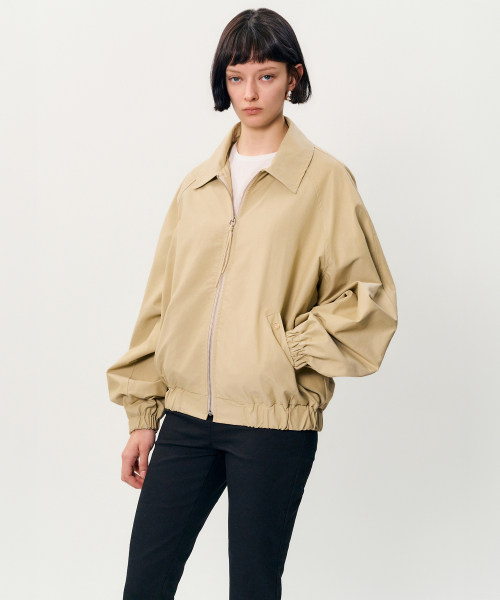 Safe blouson jumper _ Beige