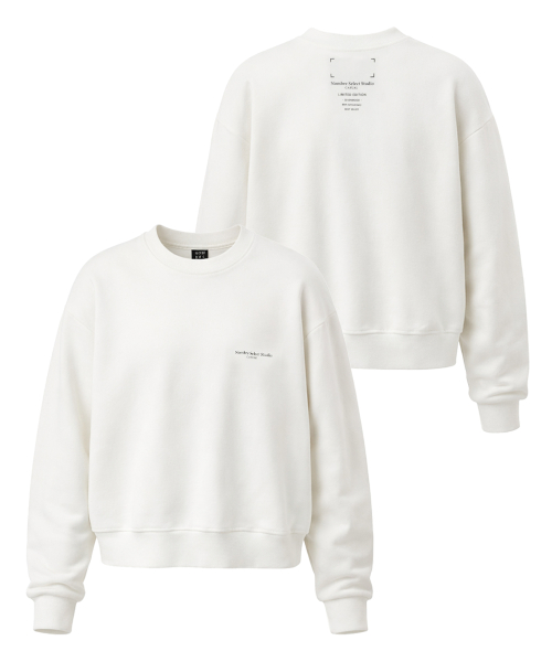 Минималистичный свитшот с лого [White]