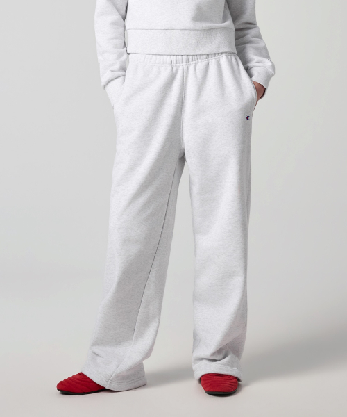 여성 C로고 릴렉스핏 스웨트 팬츠 Light Grey