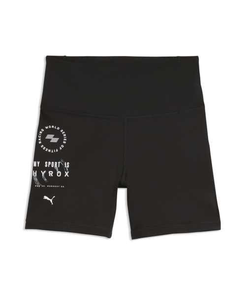 Женские шорты PUMA x HYROX Ted Essential Shorts Tight - Black / 528960-01