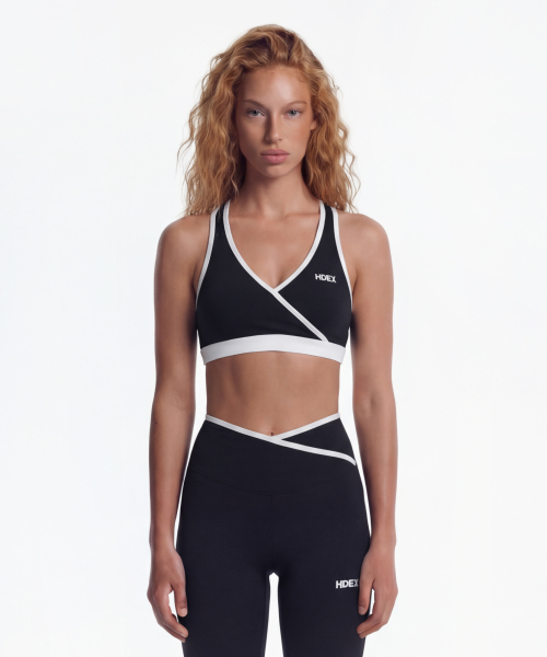 Спортивный топ Support Cross Line (Black)