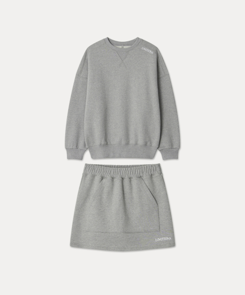Костюм с логотипом Bio Sweat, Melange Grey