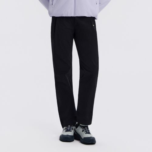 Женские брюки N262WPT941 Adeli стрейч regular-fit straight BLACK