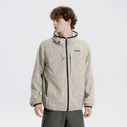 N262MJP510 [NRN] Легкая куртка с капюшоном и вентиляцией SILVER BIRCH