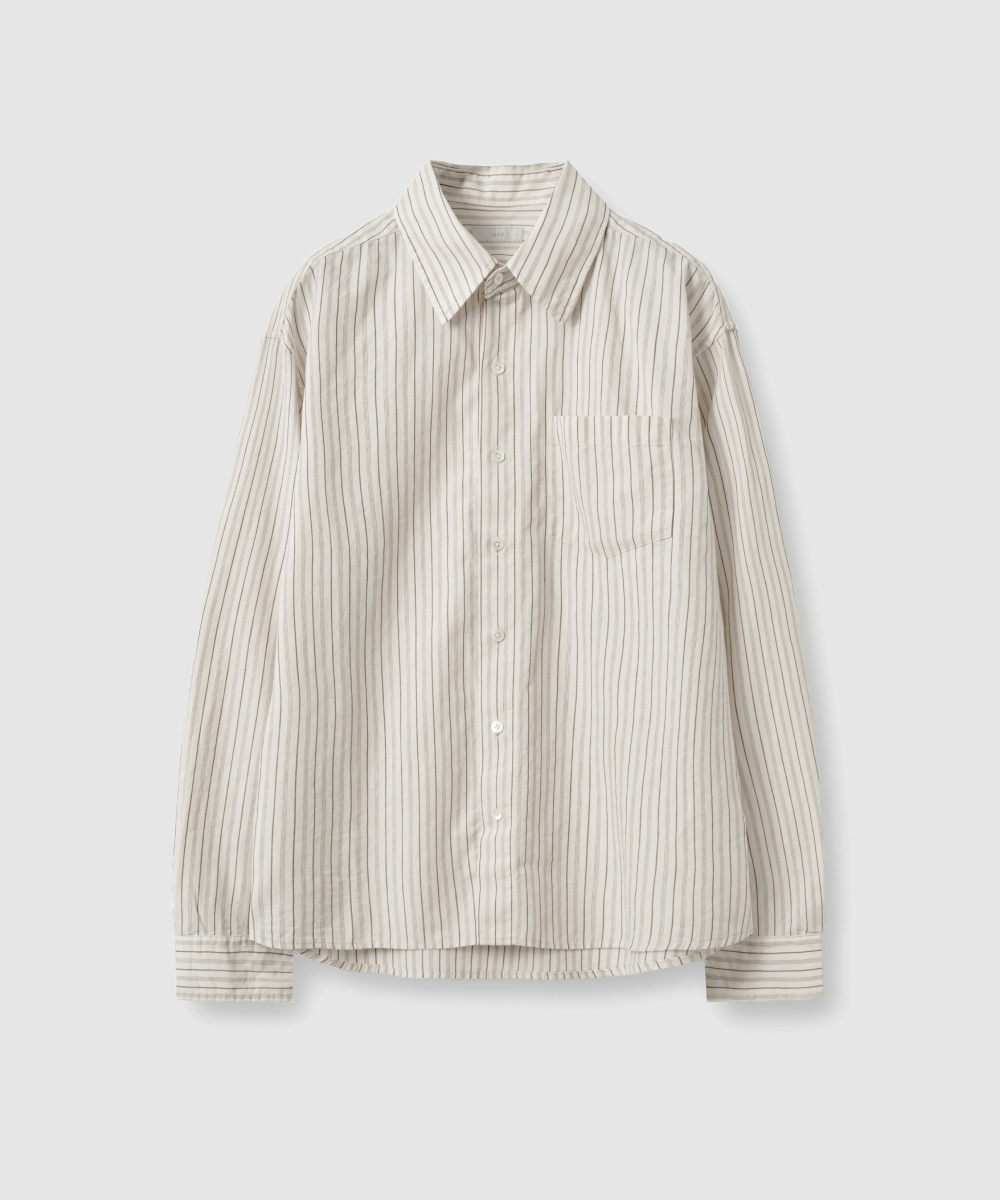 Pinstripe Shirt – Cream