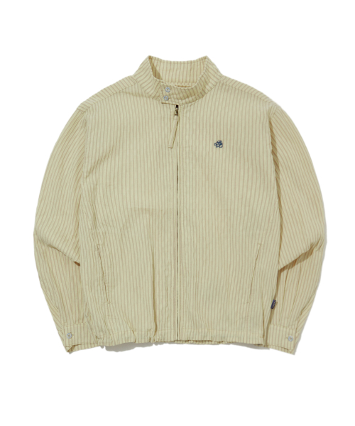 Рубашка на молнии Harrington из сирсакера Lemon_FS1WJ13U