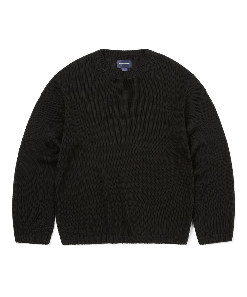 Loose Gauge Knit Crew