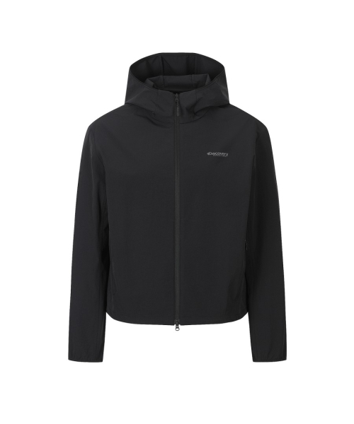 Женская лёгкая тренировочная куртка с капюшоном Freshvent Black