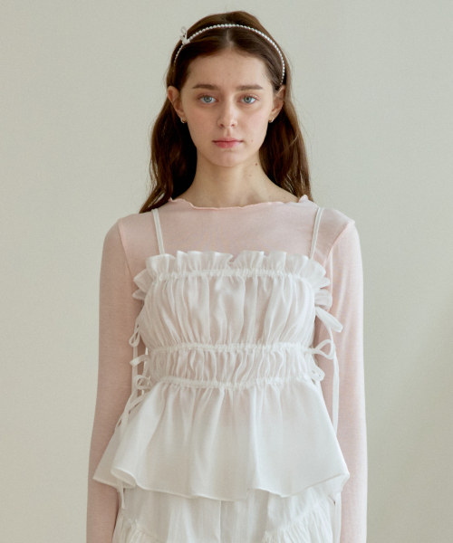 SHEER LINE BUSTIER_WHITE