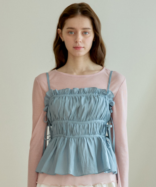 SHEER LINE BUSTIER_SKY