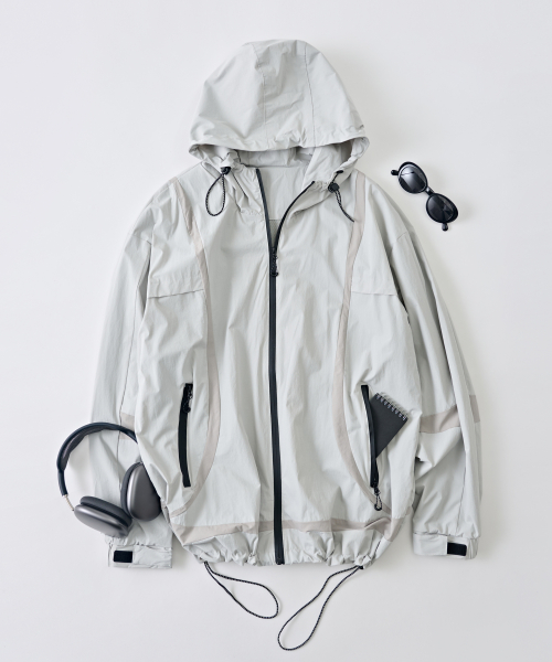 Ветровка-худи Authentic (Grey)