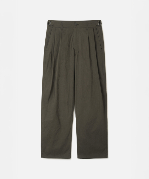 Брюки из вареного денима в комплекте DARK BROWN