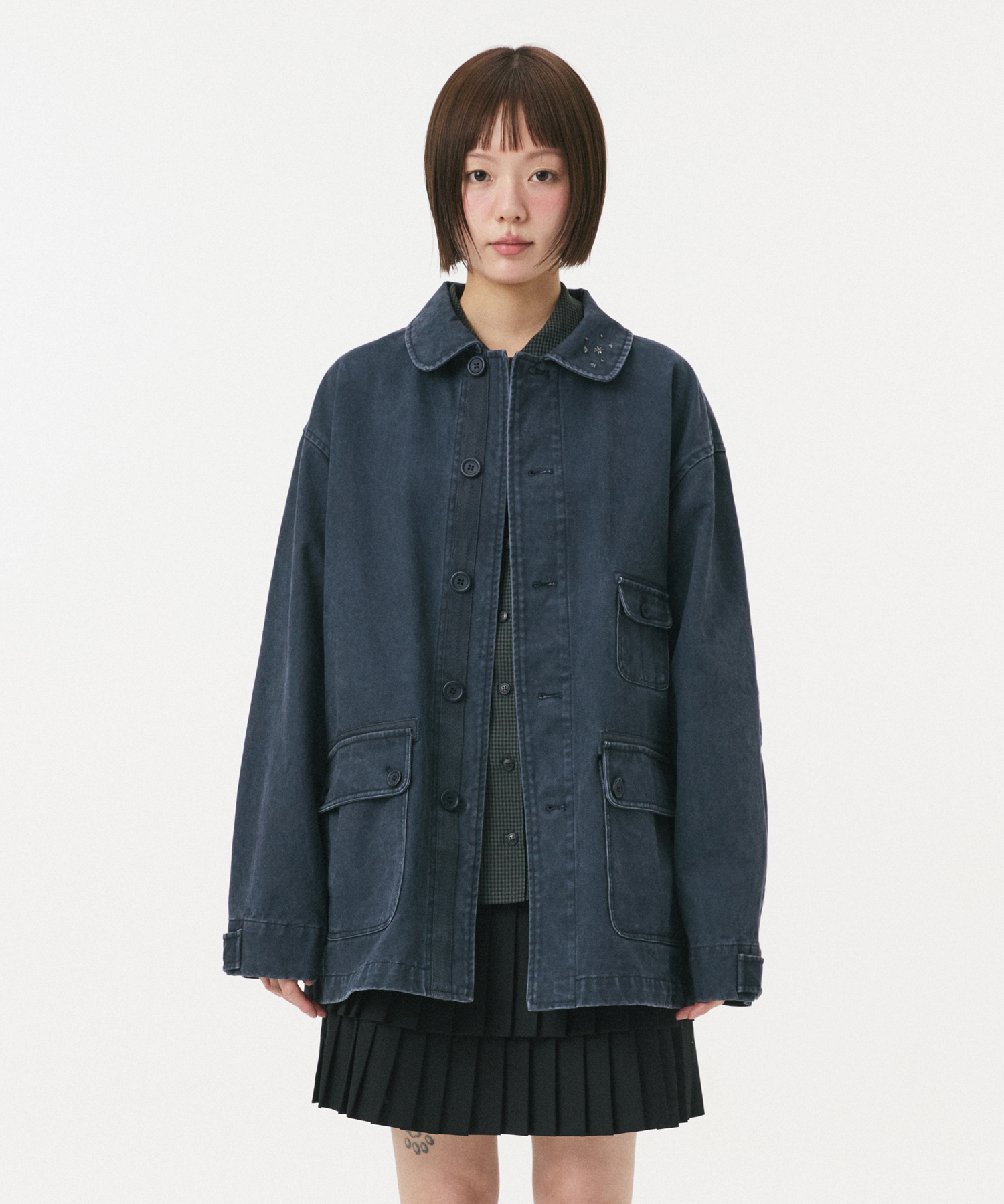 STAR FLORAL WASHED COTTON пиджак,