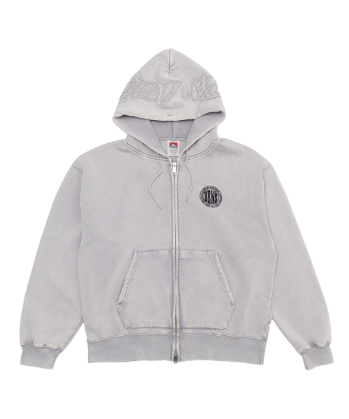 Худи на молнии Head с надписью Grey